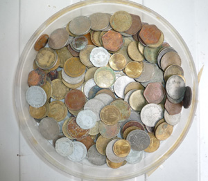 ミャンマーの硬貨（コイン）ミャンマーで子供のときに使っていたお金懐かしいです