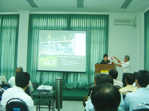 ミャンマー日本大使館-木造建築公開討論会